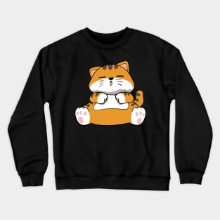 Thicc Cat Crewneck Sweatshirt